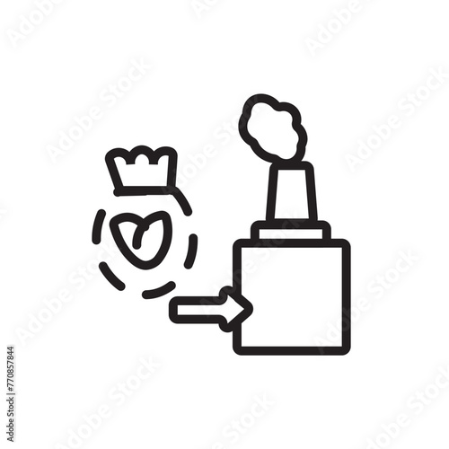 Goods Production Grain Line Icon