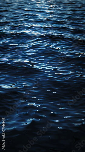 The stillness of ceased circuits, in an ocean of blues darker than the deepest sea