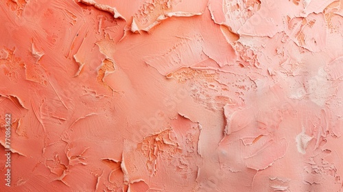 pared con textura de coral rosa generative ai photo