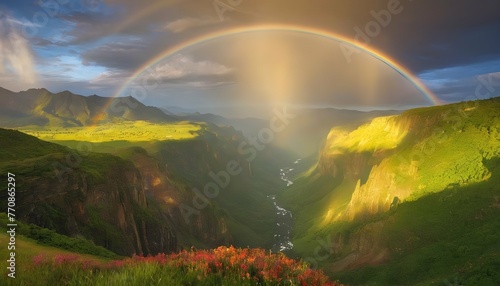 a-breathtaking-view-of-a-vibrant-rainbow-stretchin-upscaled_4 © aglonemadesign