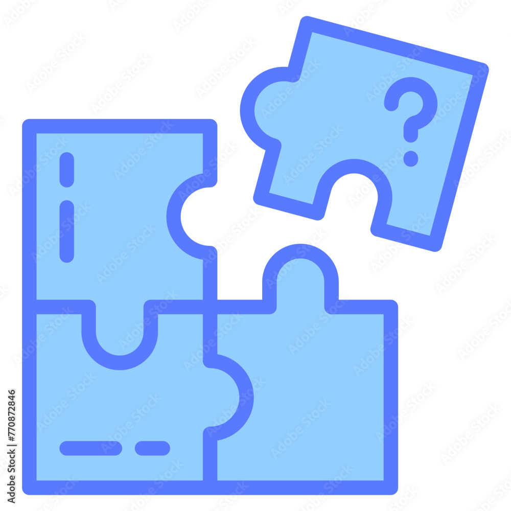 Puzzle Icon For Design Elements