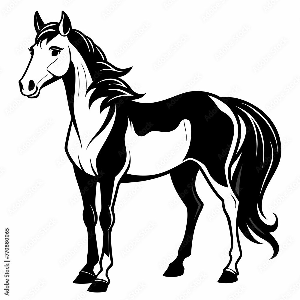 Obraz premium horse illustration