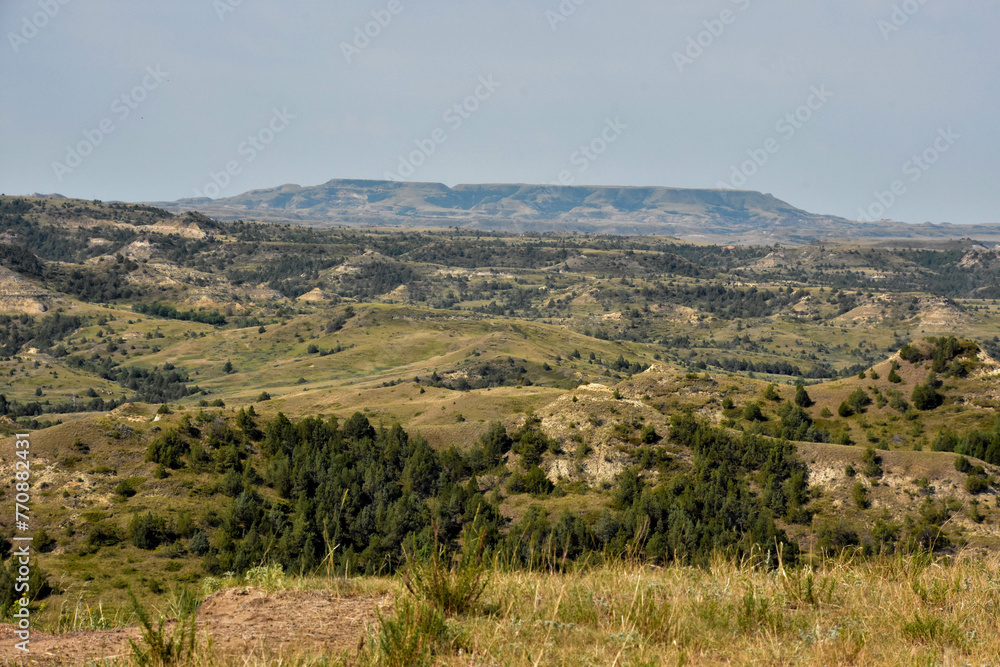 Fototapeta premium Gorgeous Views of a the Landscape in North Dakota
