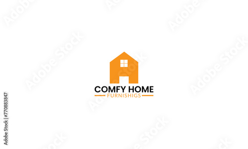Home vector logo template for real estate company.