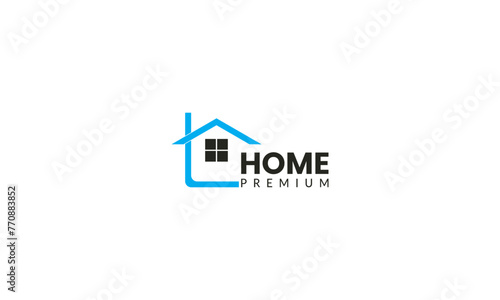 Home vector logo template for real estate company.