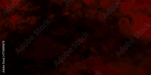 Dark Red horror scary background. Red textured stone wall background. Black and red rock stone background. Dark red horror scary background. Old wall texture cement black red background. 