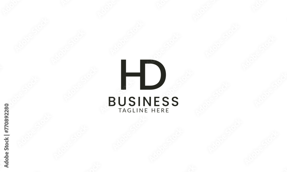 Creative HD latter logo design and intial logo Creative HD latter logo design and intial logo