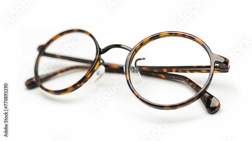 reading glasses cut out on white background