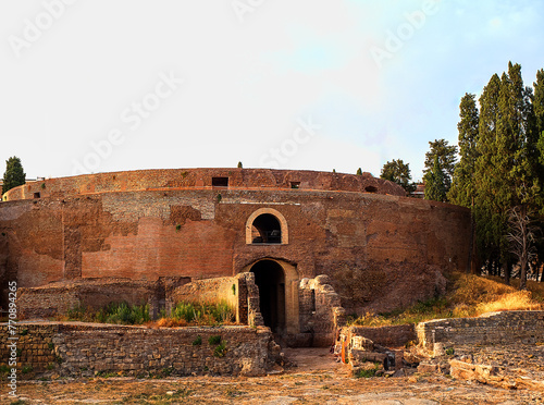 The Mausoleum of Emperor Augustus is the largest known circular tomb in the world photo