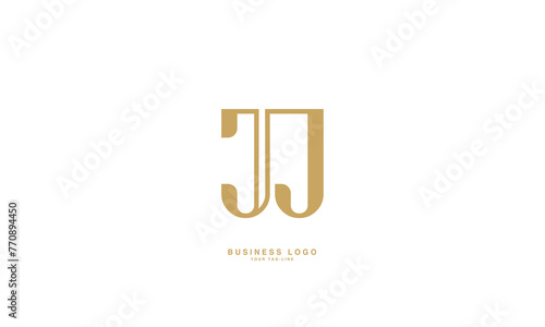 J, JJ, Abstract Letters Logo Monogram