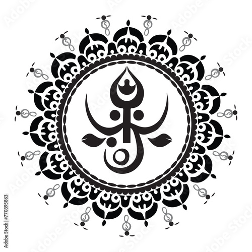 Maha Shivratri Hindu Festival Card vector Design.eps