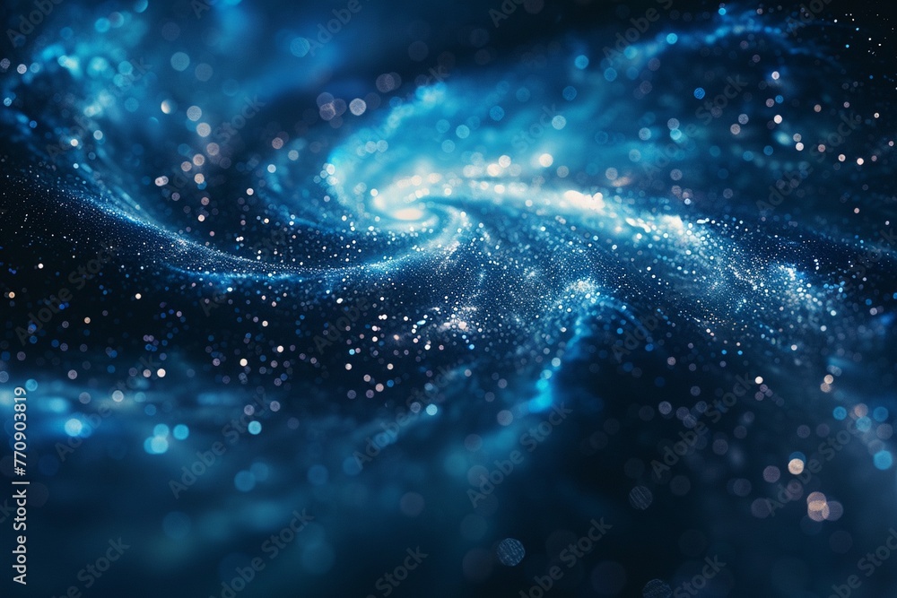 Starry night, abstract galaxy swirls, wide lens, deep blues for cosmic wallpaper , octane render Starry night, abstract galaxy swirls, wide lens, deep blues for cosmic wallpaper , octane render