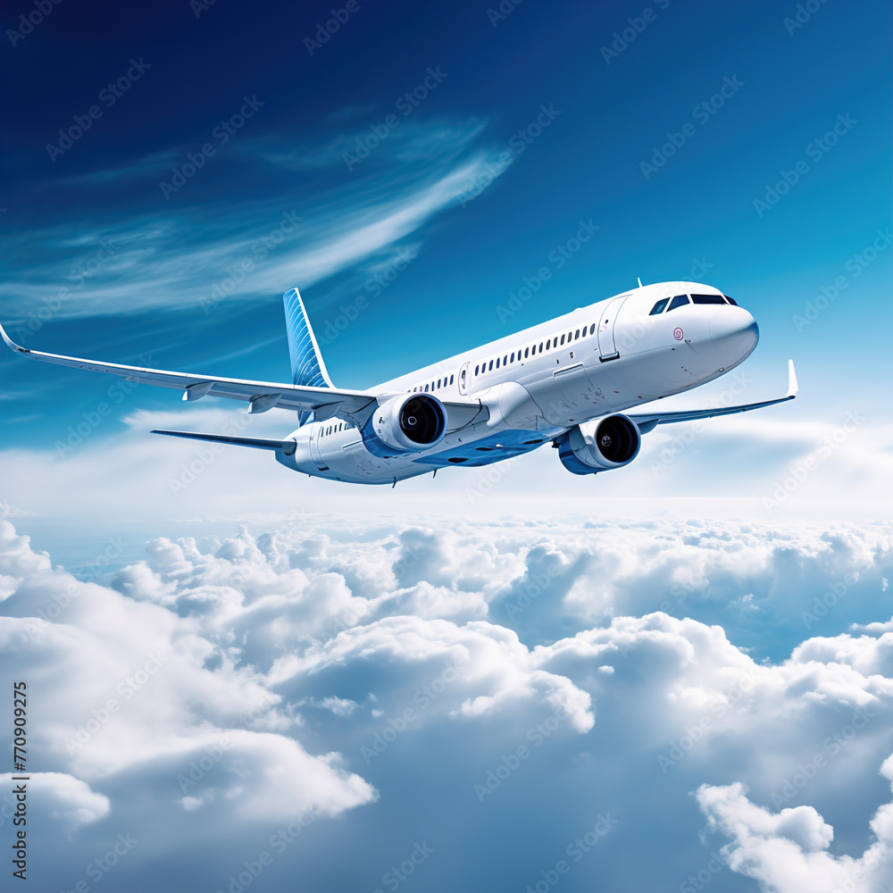 airplane in the clouds airplane in the clouds