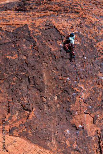 Rock Climbing in Red Rock State Park photo