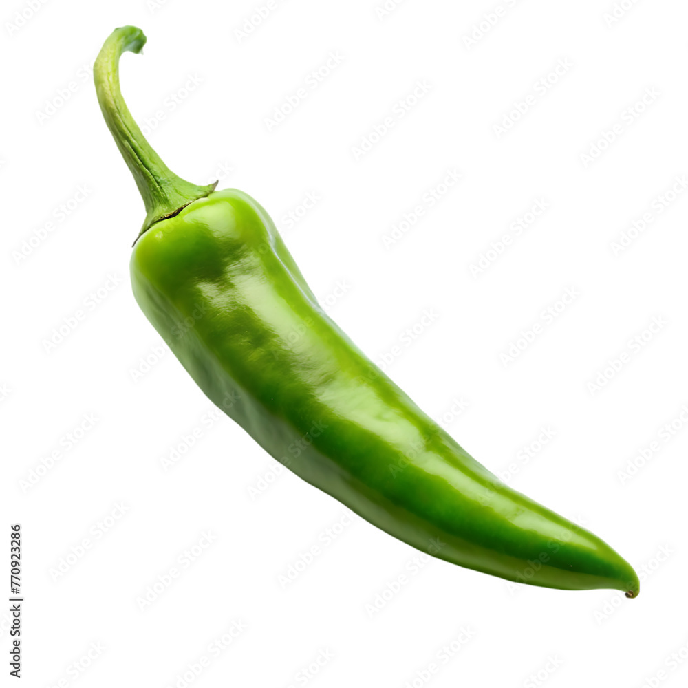 fresh hot peppers on white background fresh hot peppers on white background
