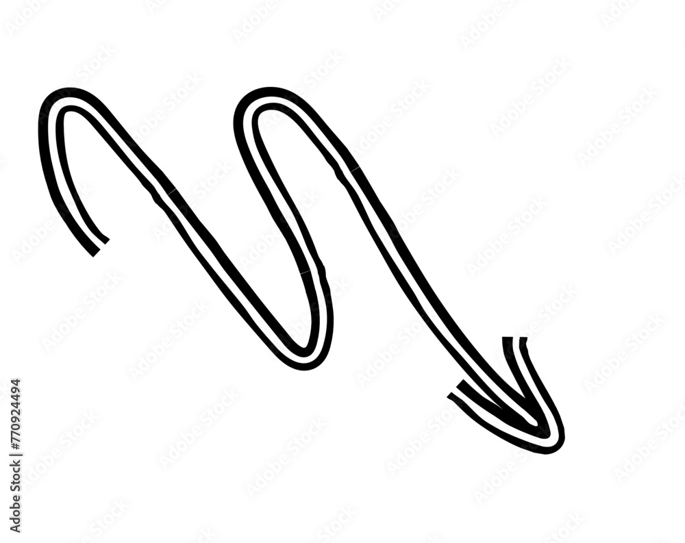 Hand drawn simple arrow drawn with wax crayon, chalk or charcoal. Uneven dry texture for underlining highlighting. Pencil drawn lines, strikethrough, grungy vector isolated on white Hand drawn simple arrow drawn with wax crayon, chalk or charcoal. Uneven dry texture for underlining highlighting. Pencil drawn lines, strikethrough, grungy vector isolated on white