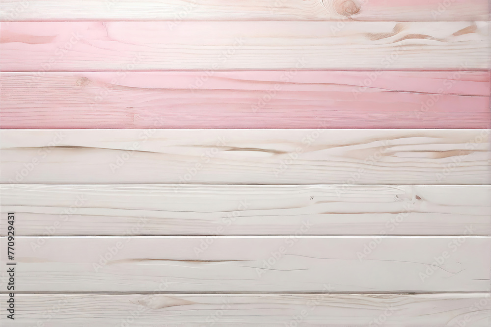 White and pink wood wall wooden plank board texture background with grains and structures and scratched White and pink wood wall wooden plank board texture background with grains and structures and scratched