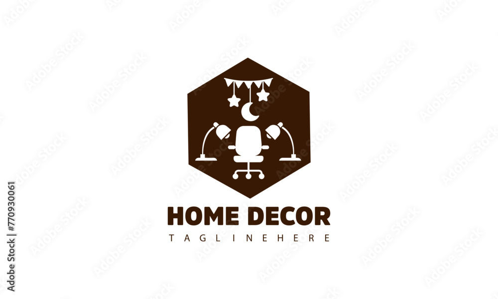 Fototapeta premium Furniture Conceptual Logo Design vector.