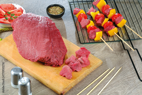 piece a brochette boeuf 