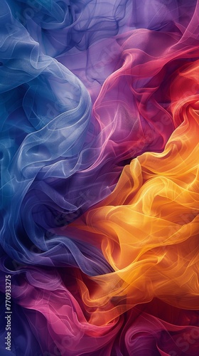 Abstract Portrait of a Womans Face