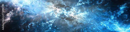 Explosive waves of cosmic energy. Abstract colored background.