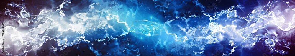 Fototapeta premium Explosive waves of cosmic energy. Abstract colored background.