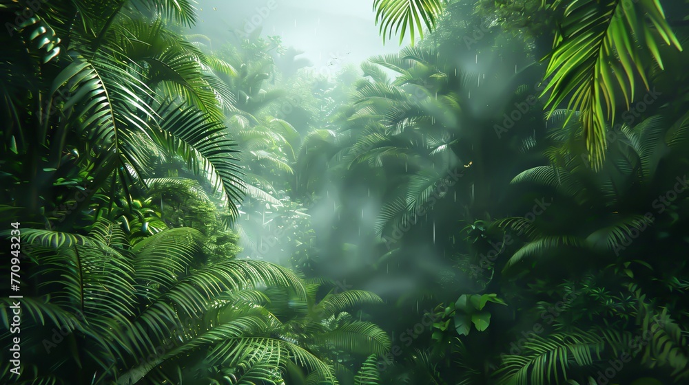 A lonely forest untouched by man A lonely forest untouched by man