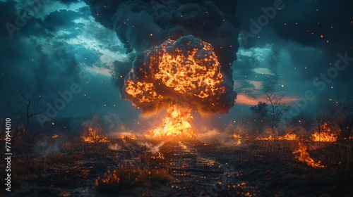 Massive Explosion Captured