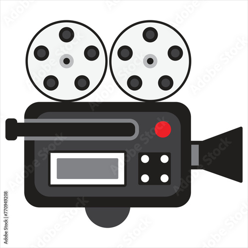 Vector Movie Camera, Video Camera