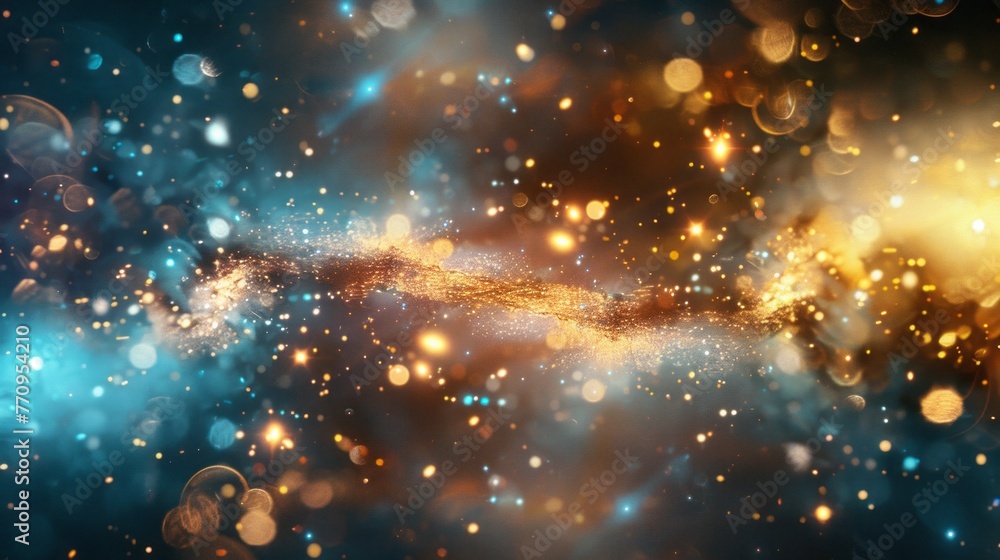 Explosive waves of cosmic energy. Abstract colored background. Explosive waves of cosmic energy. Abstract colored background.