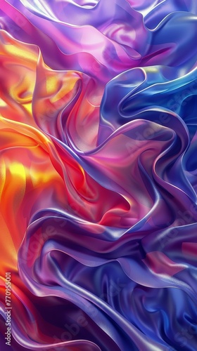 Colorful Wavy Background Design