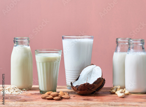 Dairy free milk substitutes.