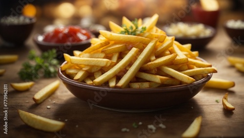 French fries portion