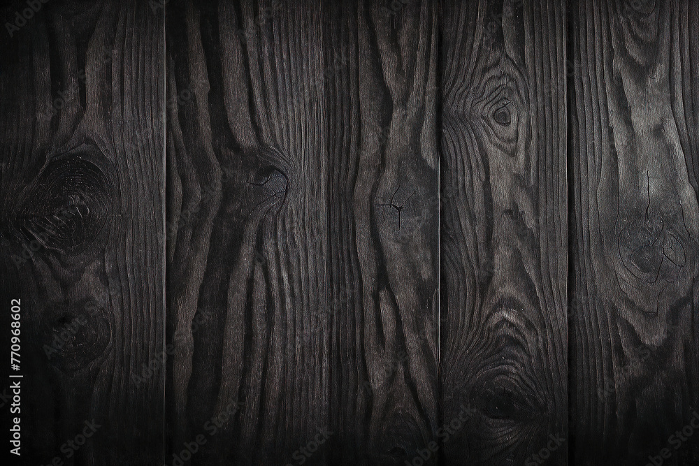 Surface of a Black and Brown Mahogany wood wall wooden plank board texture background with grains and structures Surface of a Black and Brown Mahogany wood wall wooden plank board texture background with grains and structures