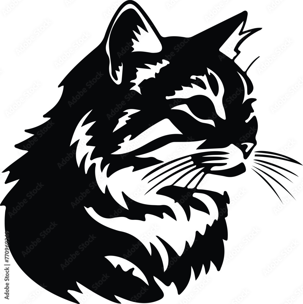 Pallass Cat portrait