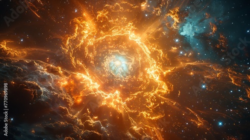 Marvel at the cosmic fireworks of a supernova explosion, 