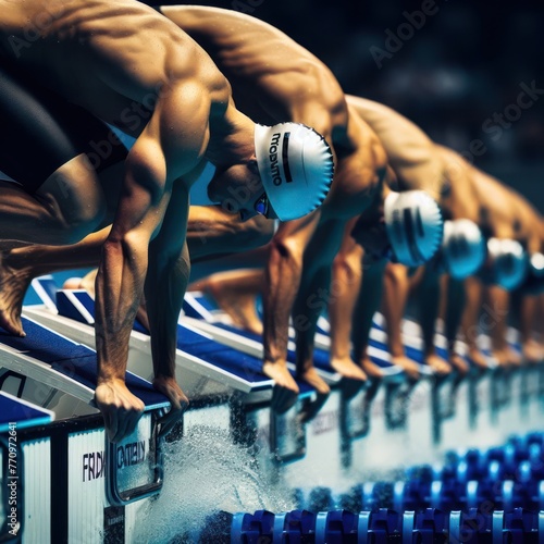 person in the pool,The Leap of Champions, Diving Dynamics Dive into water, Takeoff, Splash, Momentum, Acrobatic, Aerial view, Precision dive, Swimmer’s leap, Action shot, Water entry, High speed, Angl