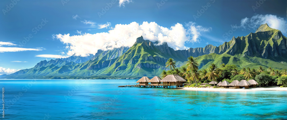French Polynesia, Tahiti, South Pacific.