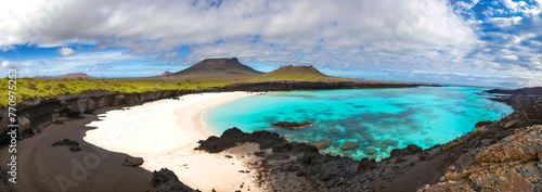 Amazing white beaches of the island of Mauritius. photo