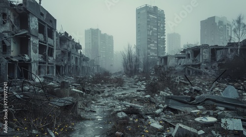 Total Destruction, Eerie Urban Wasteland © Media Srock
