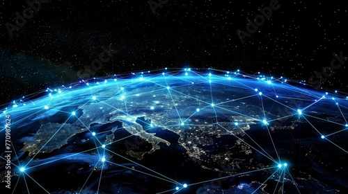 A sophisticated depiction of global network security