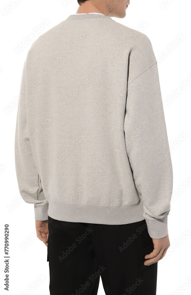 Fototapeta premium men's hoodie mockup on the model