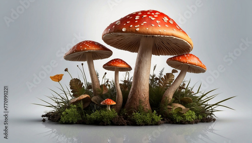 mushroom in a close view 