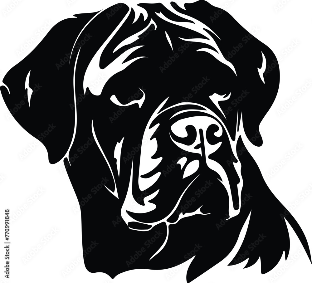 Dogue de Bordeaux portrait