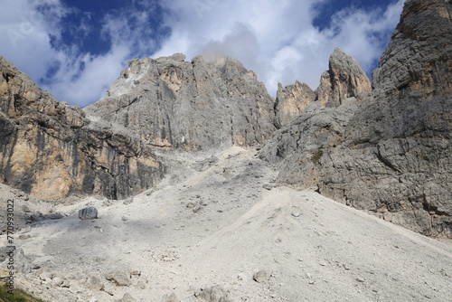Pale di San Martino range during summer