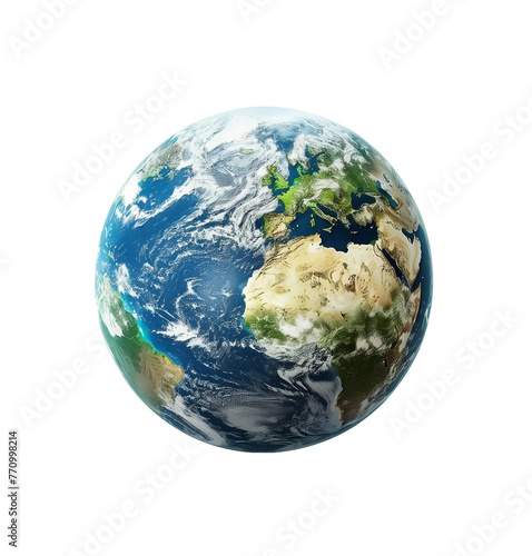 earth isolated on transparent background 