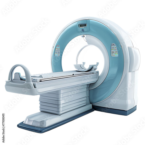 CT scanner on isolated white background © MuhammadAslam