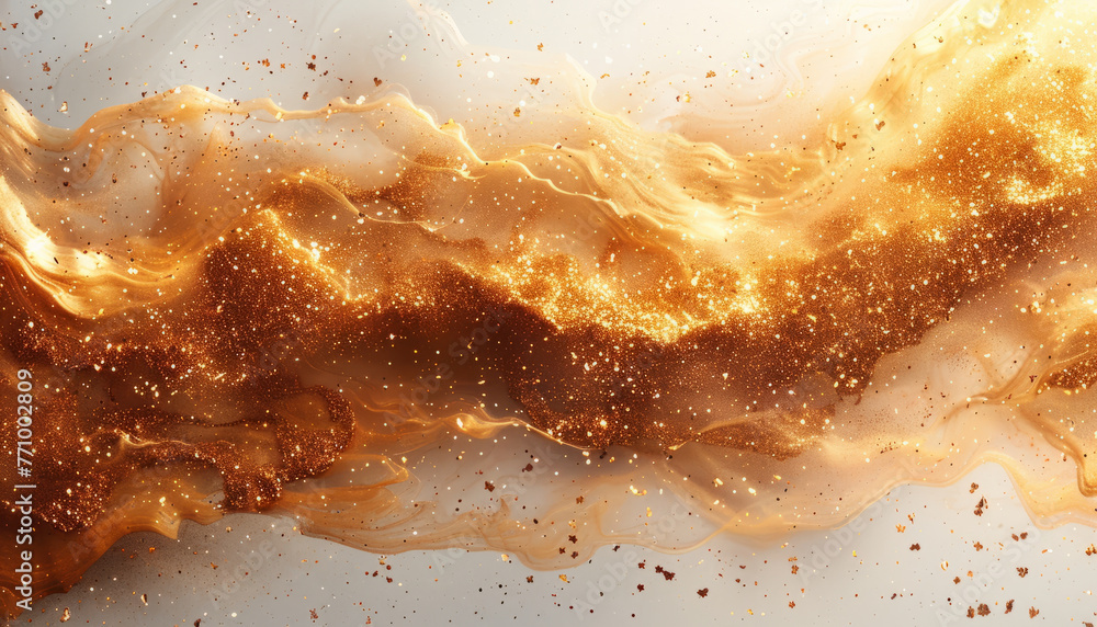 Golden light and shiny background. luxury background banner gold painted lines.generative ai Golden light and shiny background. luxury background banner gold painted lines.generative ai