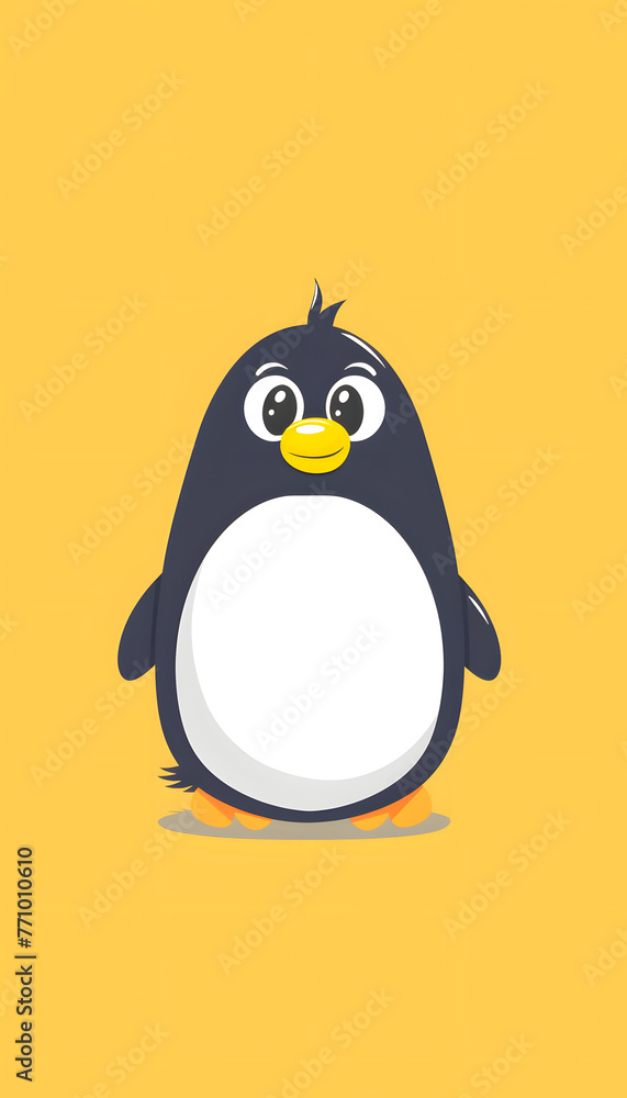 Naklejka premium Penguin