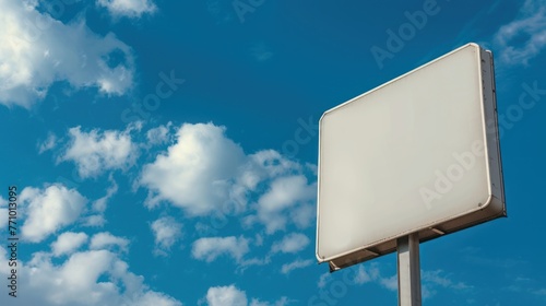 advertising signs on large boards
